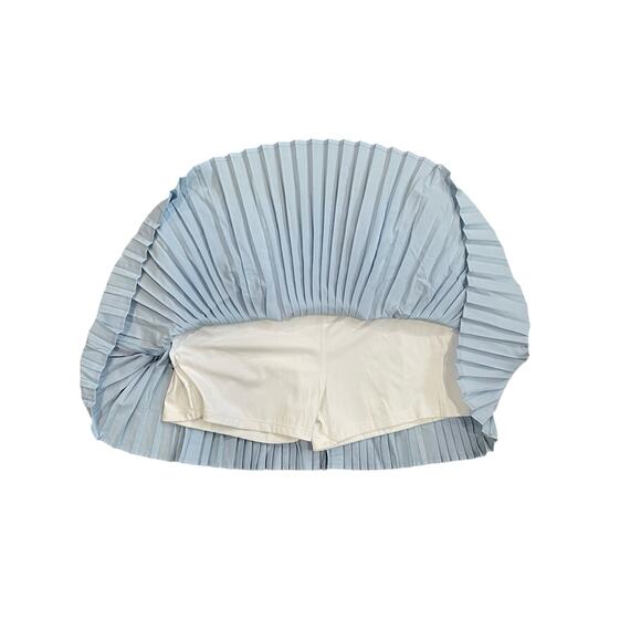 Halara Women Athletic Pleated Golf Skort Large Baby Blue Tennis Pickleball Skirt - Picture 5 of 9